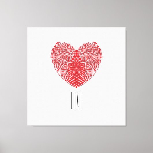 Identity of Love Leinwanddruck (Vorderseite)