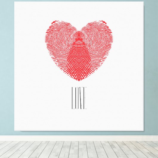 Identity of Love Leinwanddruck (Insitu (Holzboden))