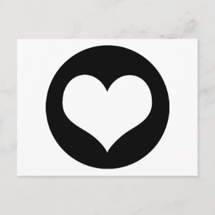 Ideologie der Herz-Liebe Postkarte