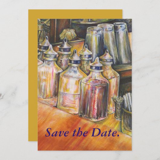 Ideologie des Goldenen Lichts Einladung (Vorne/Hinten)