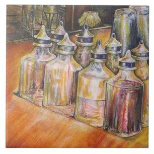 Ideologie des goldenen Lichts Fliese