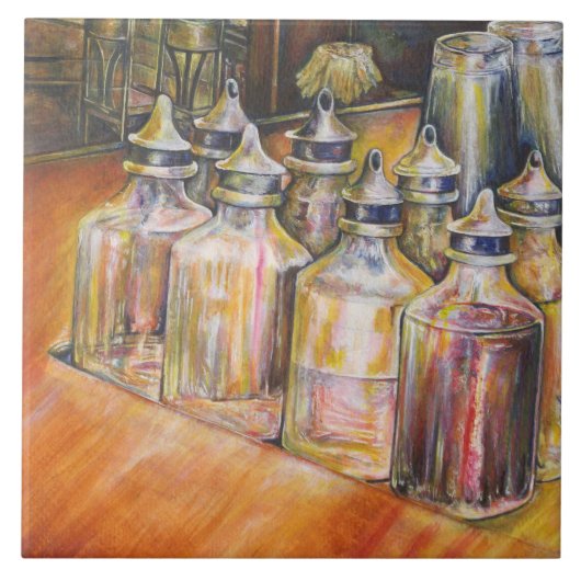 Ideologie des goldenen Lichts Fliese (Vorderseite)