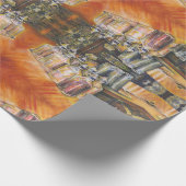 Ideologie des goldenen Lichts Geschenkpapier (Ecke)