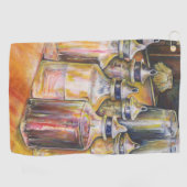 Ideologie des goldenen Lichts Golfhandtuch (Horizontal)