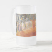 Ideologie des goldenen Lichts Mattglas Bierglas (Vorderseite Links)