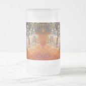 Ideologie des goldenen Lichts Mattglas Bierglas (Mittel)