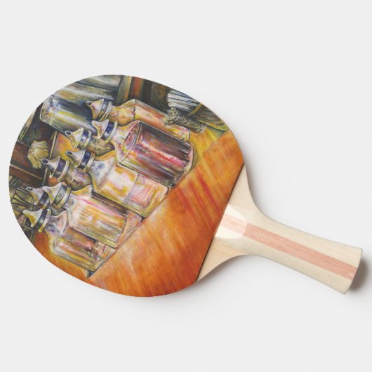 Ideologie des Goldenen Lichts Tischtennis Schläger (Seitenansicht)