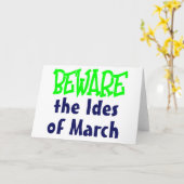 Ides des März Karte (Gelbe Blume)