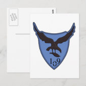 IDF 109 Squadron Postkarte (Vorne/Hinten)