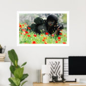 IDF bei Frauen in Camouflage Poster (Heimbüro)