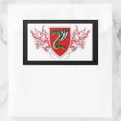 IDF-Gleitschirmaufkleber Rechteckiger Aufkleber (Tasche)