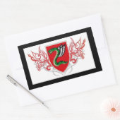 IDF-Gleitschirmaufkleber Rechteckiger Aufkleber (Umschlag)