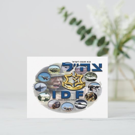 IDF-Mischlicht Postkarte (Stehend Vorderseite)