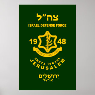 IDF - Programm Sar El Volunteer Poster