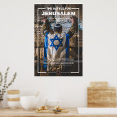 IDF Soldat an der Western Wall Poster (Küche)