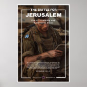IDF Soldier liest Torah Poster (Vorne)