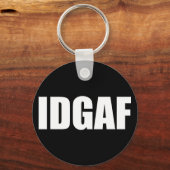 IDGAF SCHLÜSSELANHÄNGER (Vorderseite)