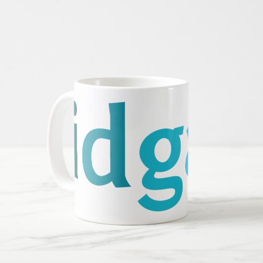 IDGAF über diese Tasse (Vorderseite Links)