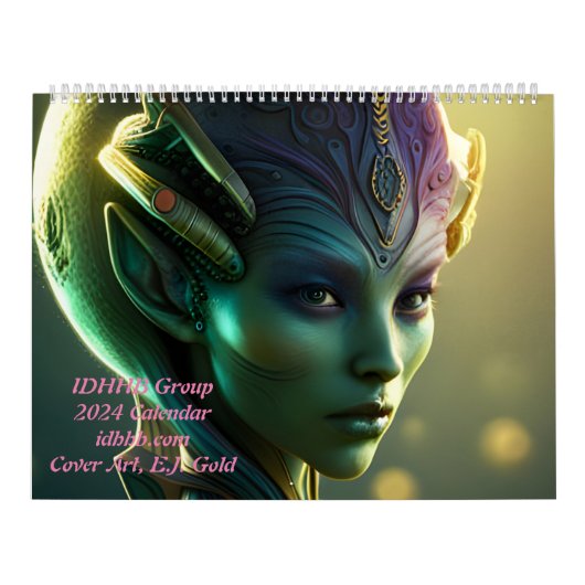 IDHB Gruppe 14 Bilder 14 Künstler 2024 Kalender (Titelbild)