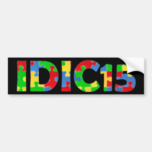 IDIC15 Puzzle-Autoaufkleber Autoaufkleber