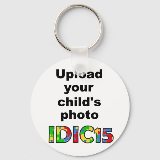 IDIC15-Schlüsselanhänger individuell anpassen Schlüsselanhänger (Vorderseite)