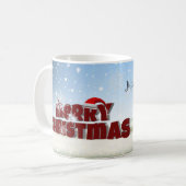 Idillyc Serene Xmas Magische Schneelandschaft Kaffeetasse (Vorderseite Links)