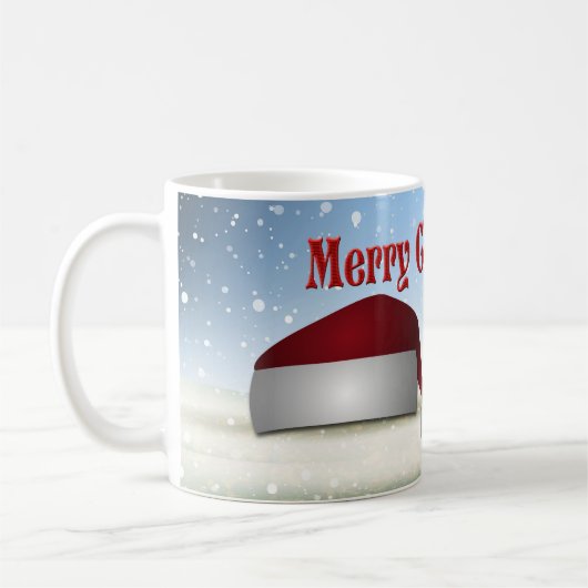 Idillyc Serene Xmas Magischer Schnee Funny Santa Kaffeetasse (Links)