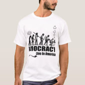 Idiocracy ist und gut in den USA lebendig! T-Shirt (Vorderseite)