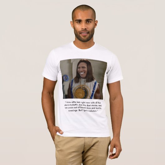 Idiocracy Obama T-Shirt (Vorne ganz)