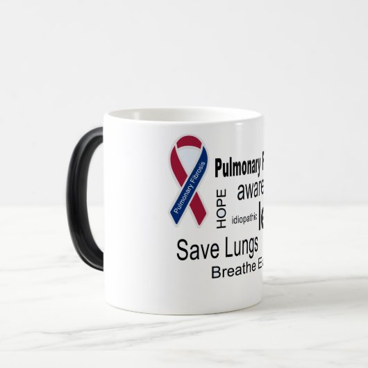 Idiopathic Lungenfibrosen-Bewusstseins-Tasse Verwandlungstasse (Vorderseite Links)