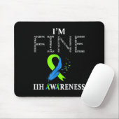 Idiopathische intrakranielle Hypertonie Bewusstsei Mousepad (Mit Mouse)
