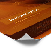IDIOsyncratisch Poster (Ecke)