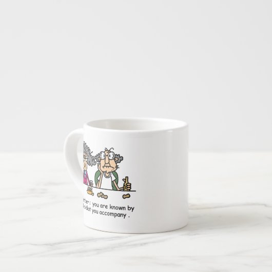 Idiot Company Espressotasse (Vorderseite Links)