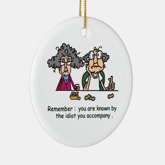 Idiot Company Keramik Ornament (Rechts)