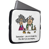 Idiot Company Laptopschutzhülle (Vorne Rechts)