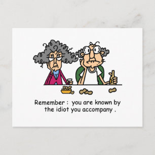 Idiot Company Postkarte