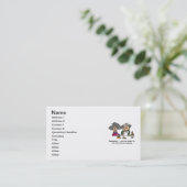 Idiot Company Visitenkarte (Stehend Vorderseite)