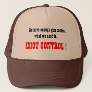 Idiot Control Trucker-Mütze Truckerkappe