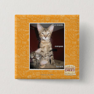 Idiot-Freunde Button