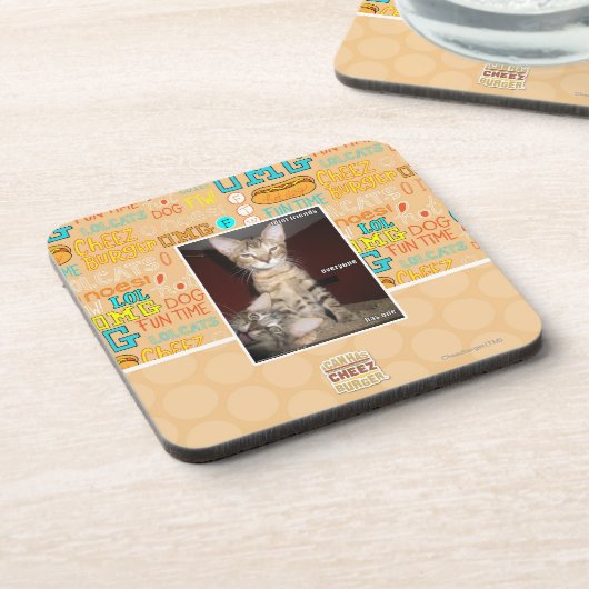 Idiot-Freunde Getränkeuntersetzer (Linke Seite)