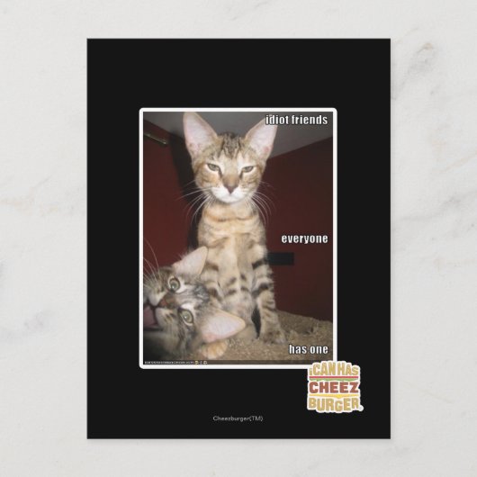Idiot Friends Postkarte (Vorderseite)