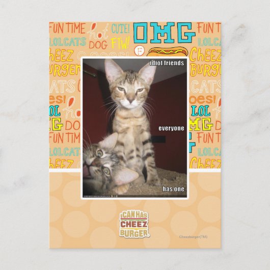 Idiot Friends Postkarte (Vorderseite)