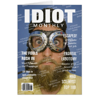 Idiot Personalisiert Magazine Cover