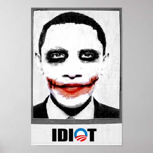 IDIOT POSTER (Vorne)