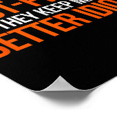 Idiot-proof Code _ Funny Coding Programming Comput Poster (Ecke)