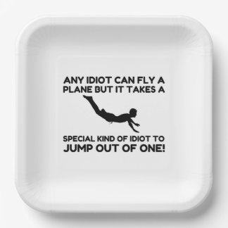 IDIOT SKYDIVING PAPPTELLER