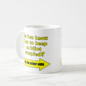 Idiot-Tasse Kaffeetasse (Vorderseite Links)