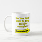 Idiot-Tasse Kaffeetasse (Links)