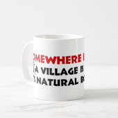 Idiot von Geburt Kaffeetasse (Vorderseite Links)