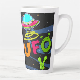 Idioten auf dem Weltraum sagen hallo Milchtasse